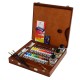 Van Gogh Oil Color Paint, 24x20ml Tubes + 2x60ml Tubes + Accessories, Wooden Box Expert Set